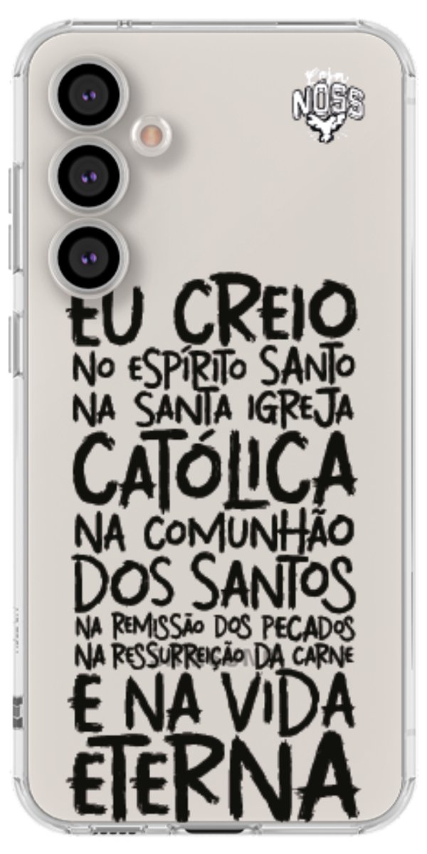 Capinha Para Celular Oração eu Creio