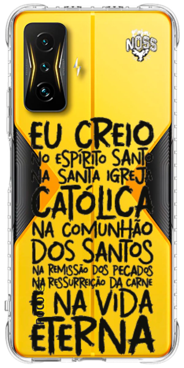 Capinha Para Celular Oração eu Creio