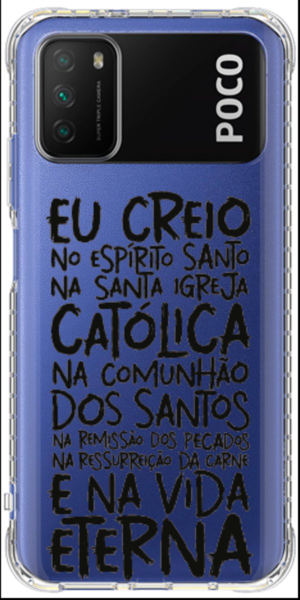 Capinha Para Celular Oração eu Creio