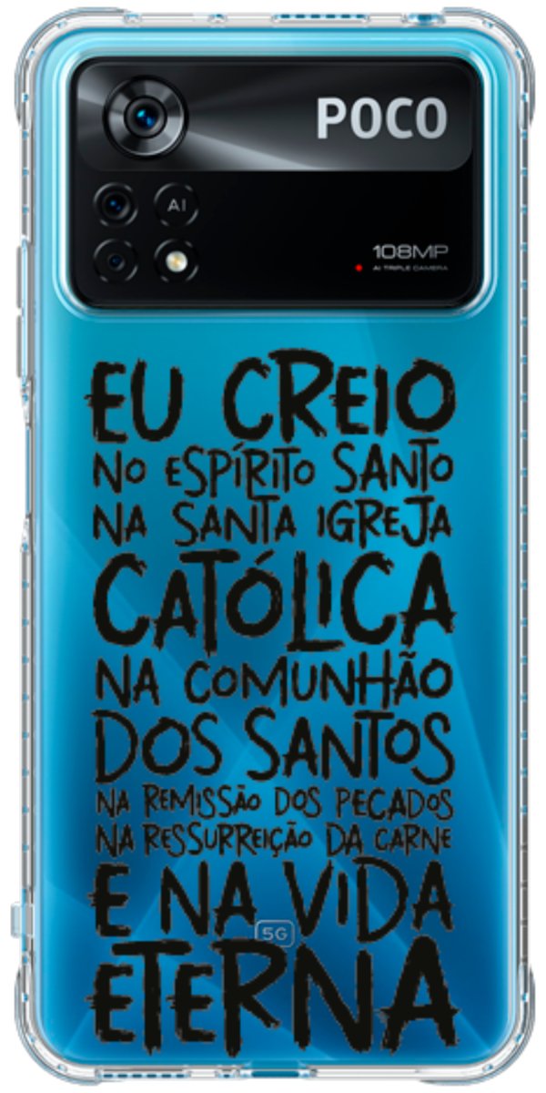 Capinha Para Celular Oração eu Creio