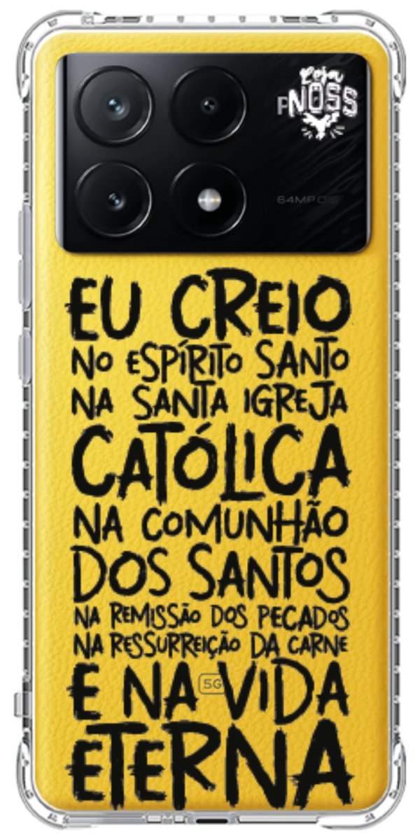 Capinha Para Celular Oração eu Creio