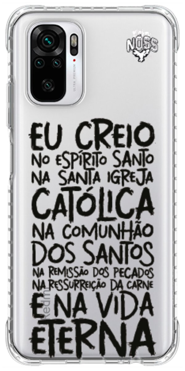 Capinha Para Celular Oração eu Creio