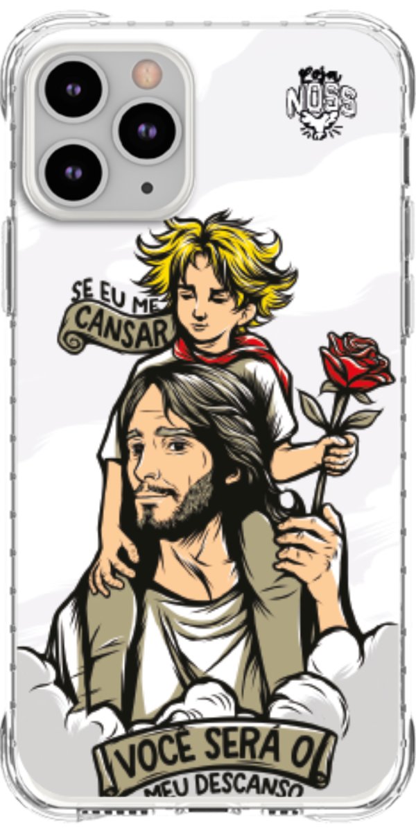 Capinha Para Celular Jesus é Meu Descanso