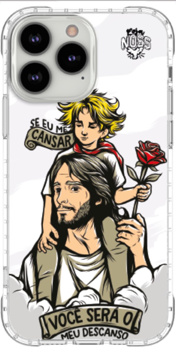 Capinha Para Celular Jesus é Meu Descanso