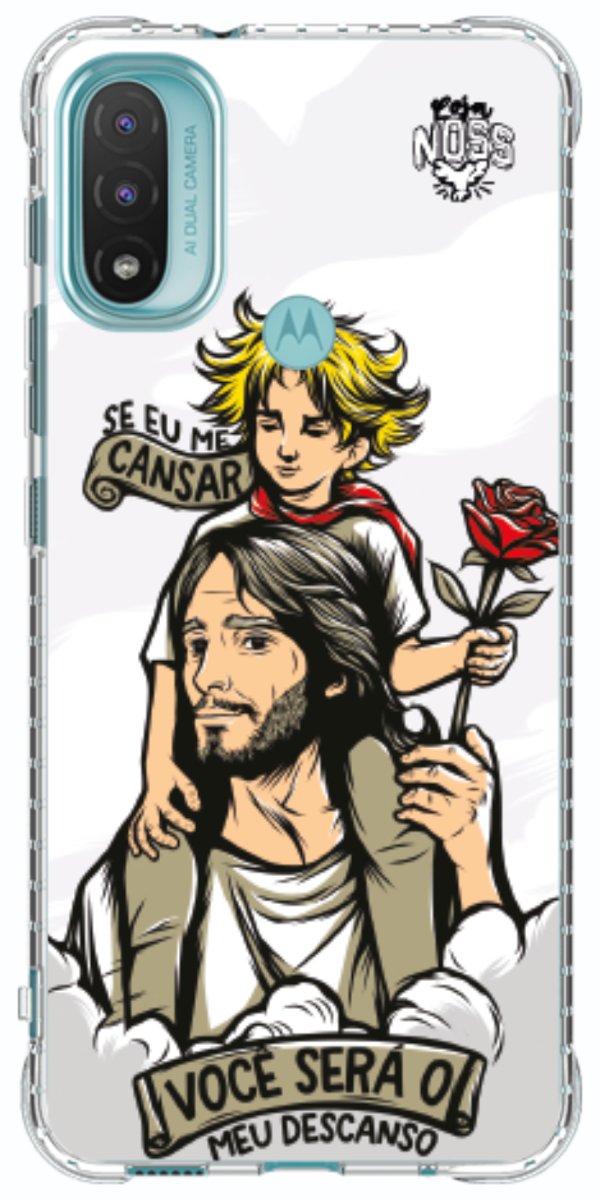 Capinha Para Celular Jesus é Meu Descanso
