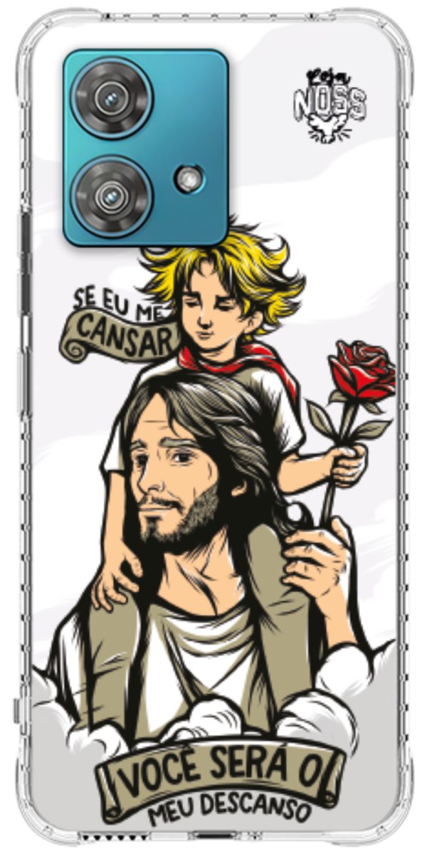 Capinha Para Celular Jesus é Meu Descanso