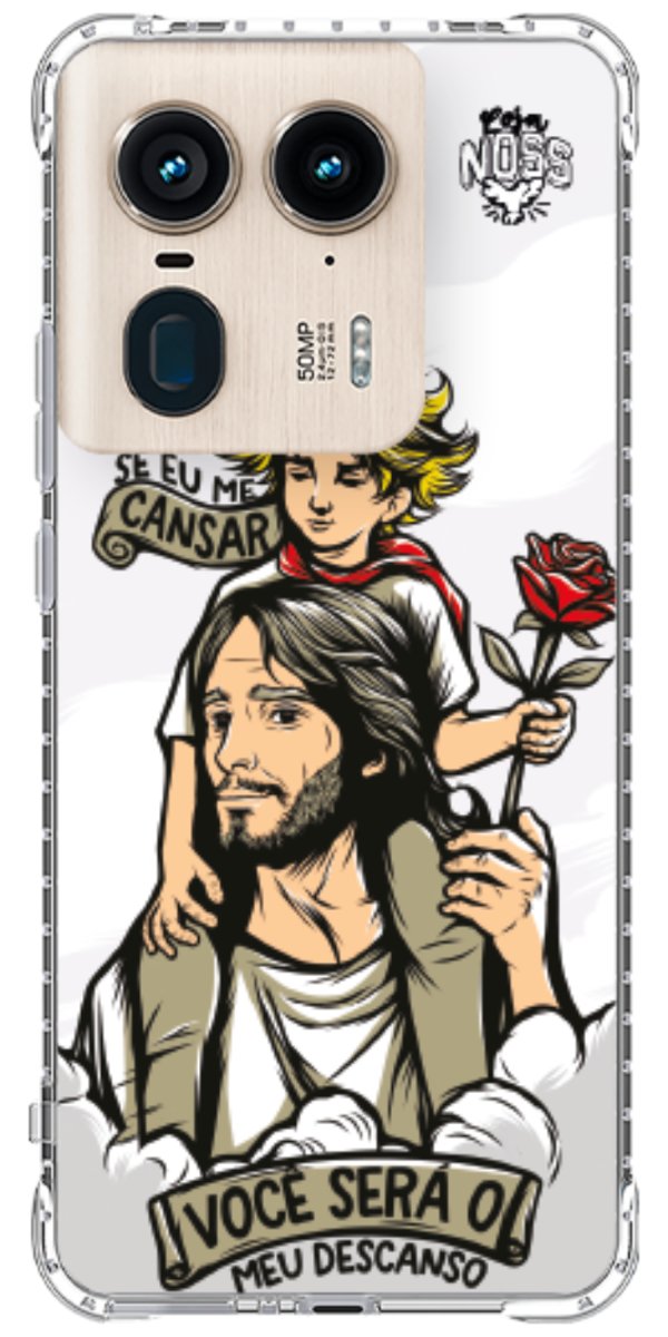 Capinha Para Celular Jesus é Meu Descanso