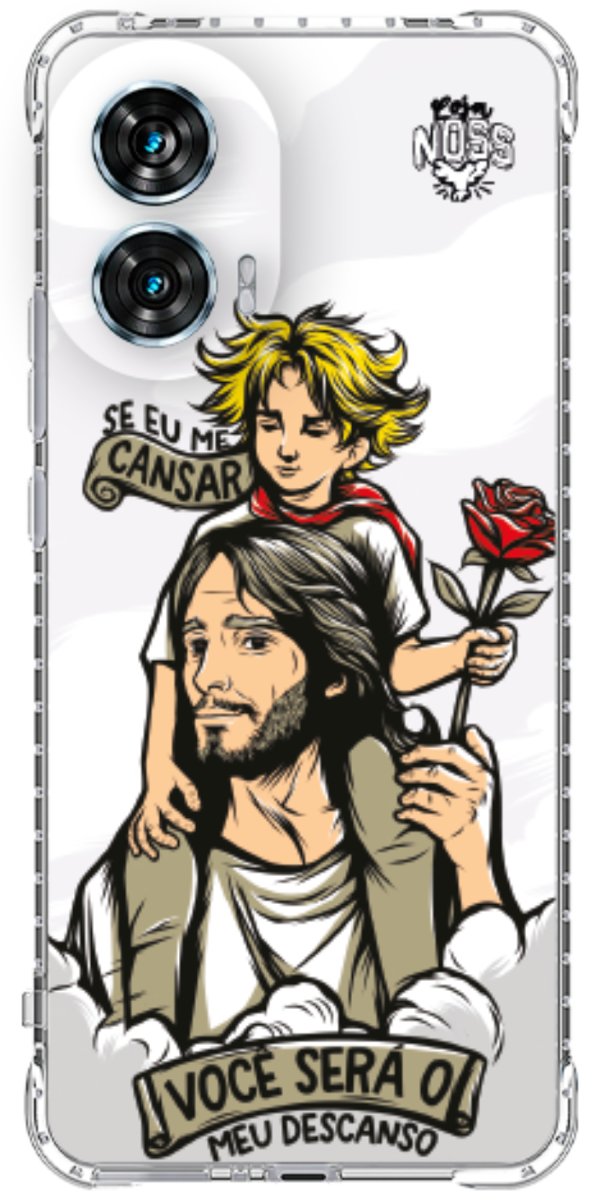 Capinha Para Celular Jesus é Meu Descanso
