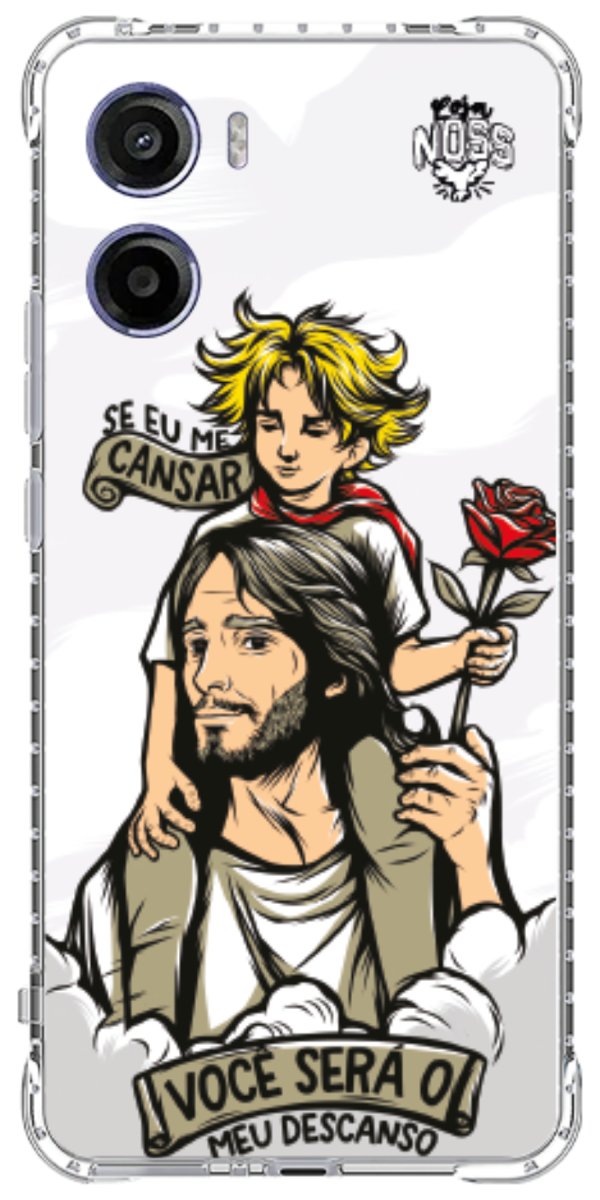 Capinha Para Celular Jesus é Meu Descanso