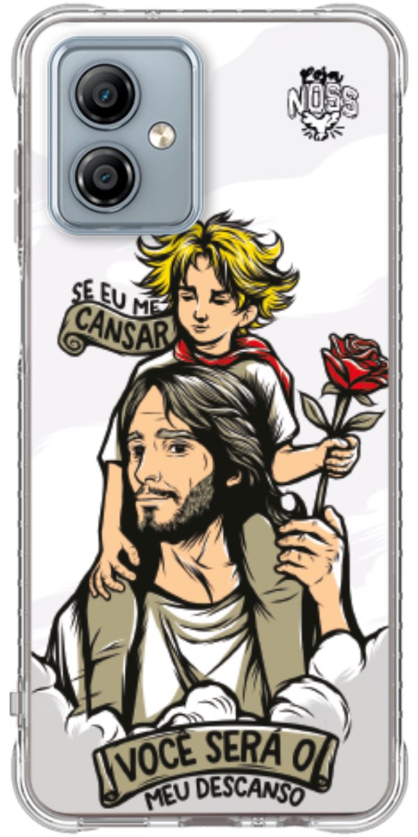 Capinha Para Celular Jesus é Meu Descanso