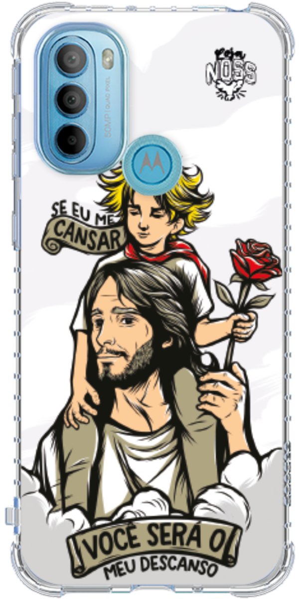 Capinha Para Celular Jesus é Meu Descanso