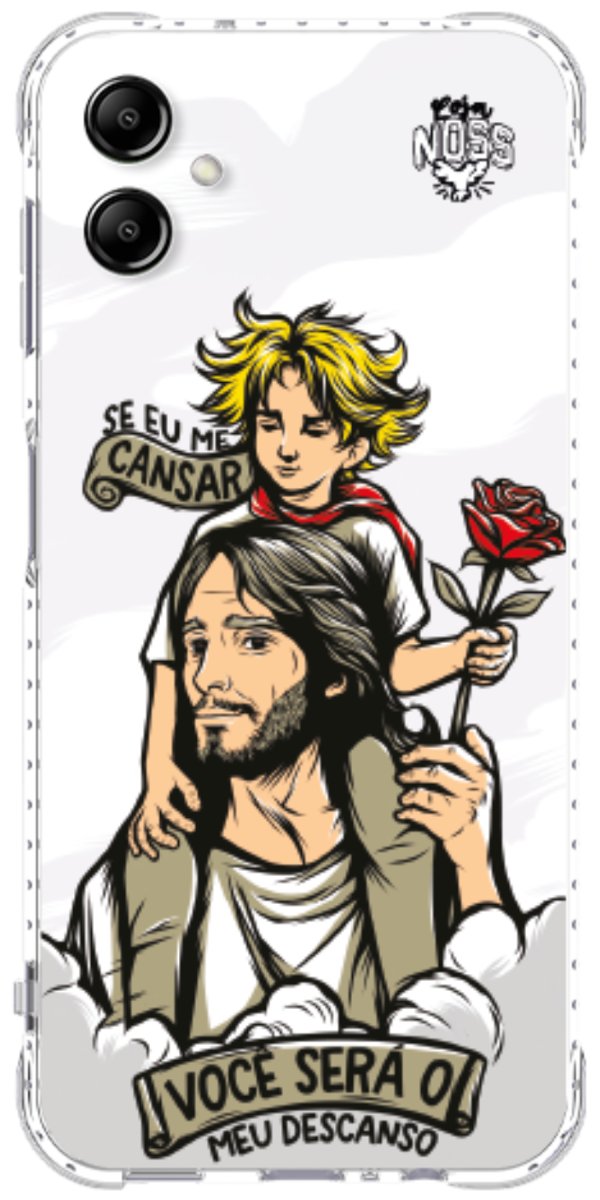Capinha Para Celular Jesus é Meu Descanso