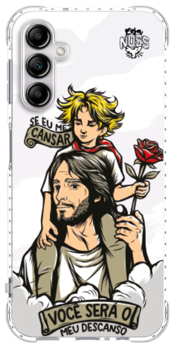 Capinha Para Celular Jesus é Meu Descanso