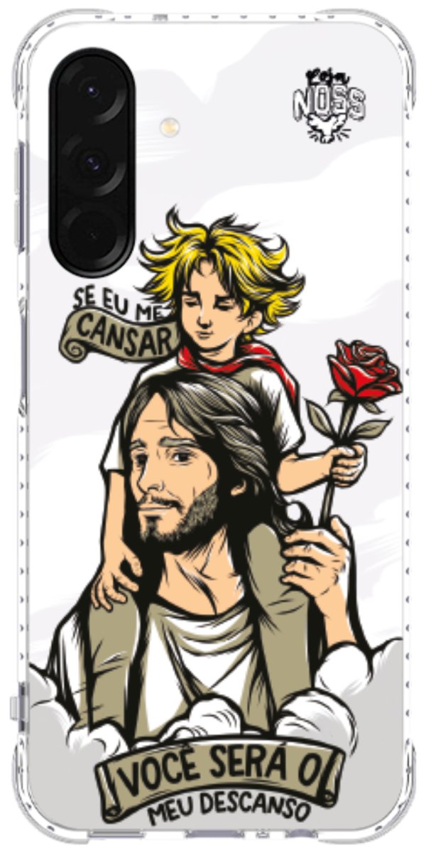 Capinha Para Celular Jesus é Meu Descanso