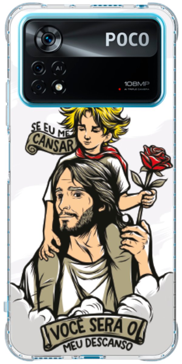 Capinha Para Celular Jesus é Meu Descanso