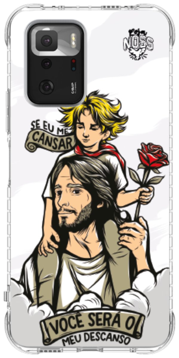Capinha Para Celular Jesus é Meu Descanso