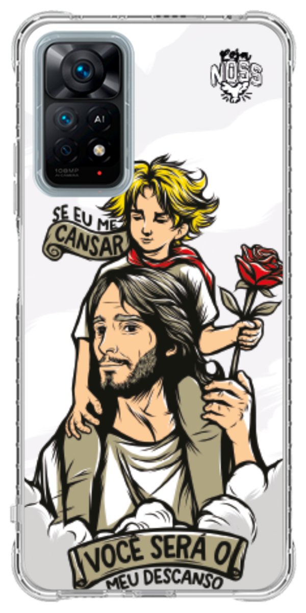 Capinha Para Celular Jesus é Meu Descanso