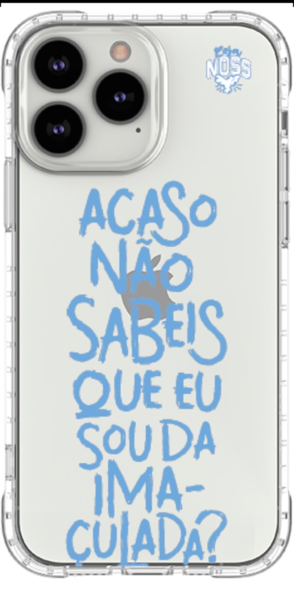 Capinha Para Celular Acaso Não Sabeis