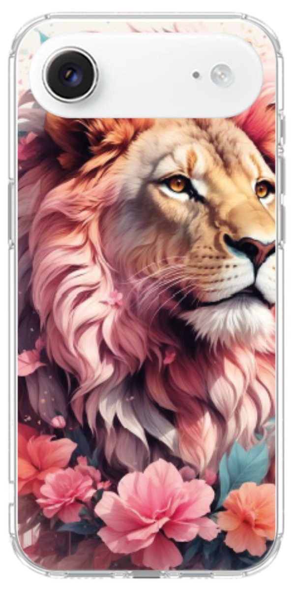 Capinha para Celular Leão Floral