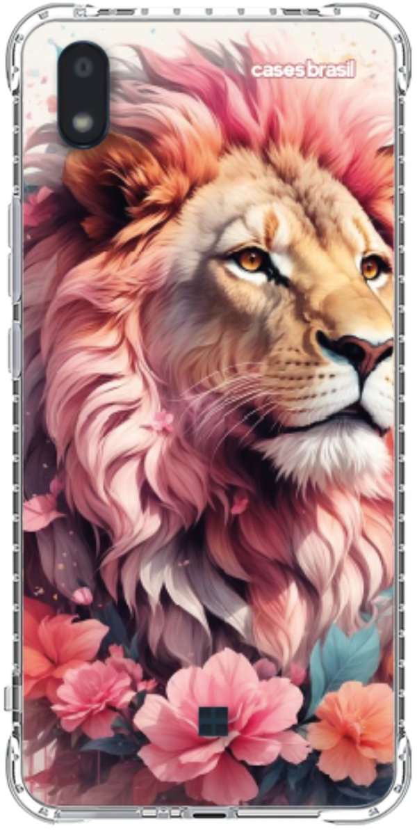 Capinha para Celular Leão Floral
