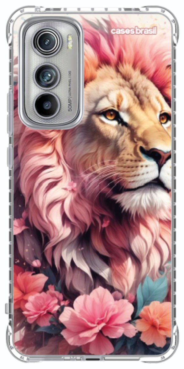 Capinha para Celular Leão Floral