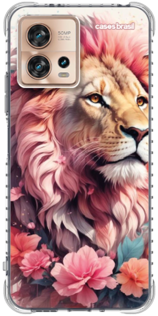 Capinha para Celular Leão Floral