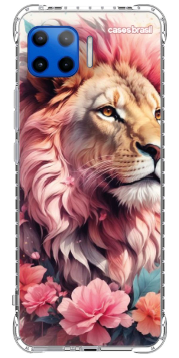Capinha para Celular Leão Floral