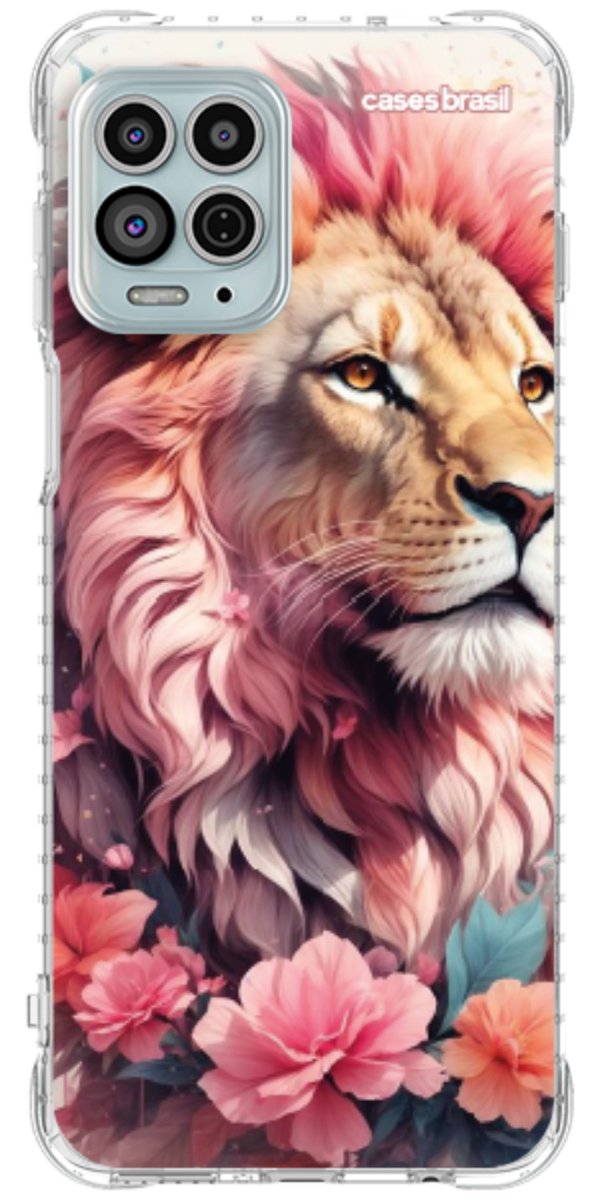 Capinha para Celular Leão Floral