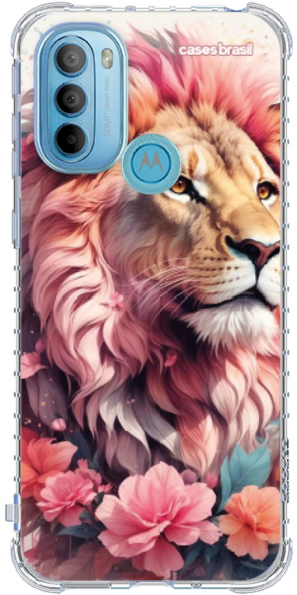 Capinha para Celular Leão Floral