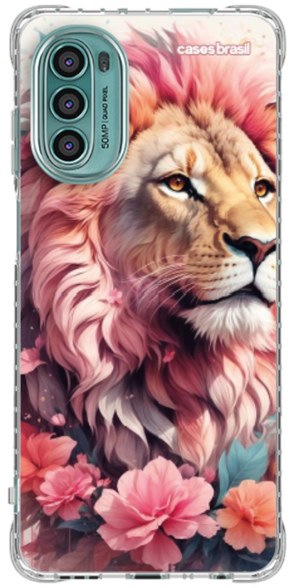Capinha para Celular Leão Floral