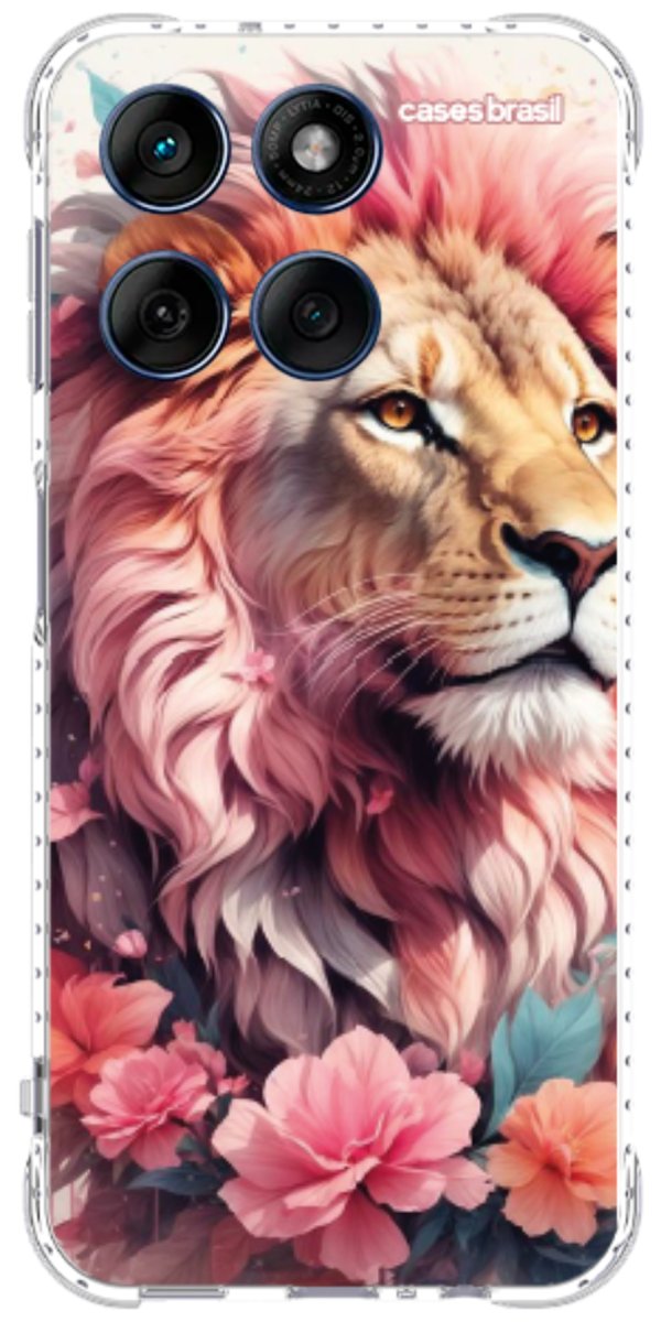 Capinha para Celular Leão Floral