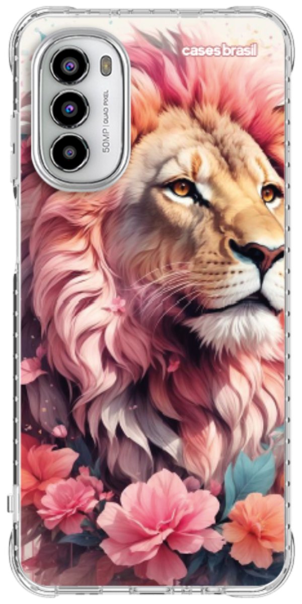 Capinha para Celular Leão Floral