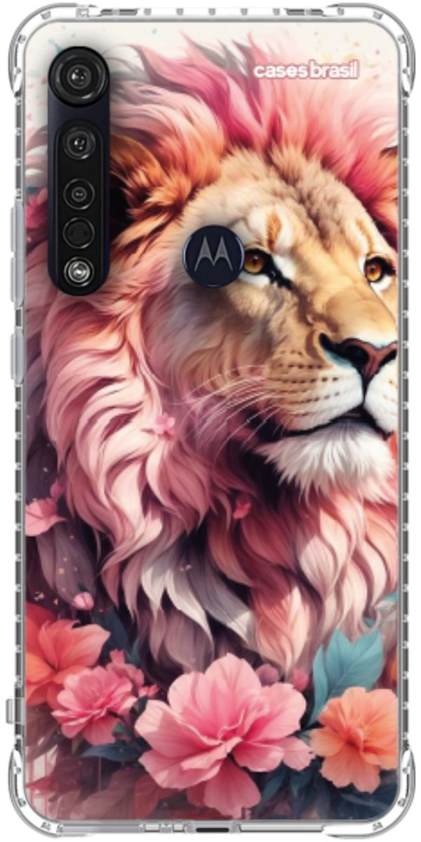 Capinha para Celular Leão Floral