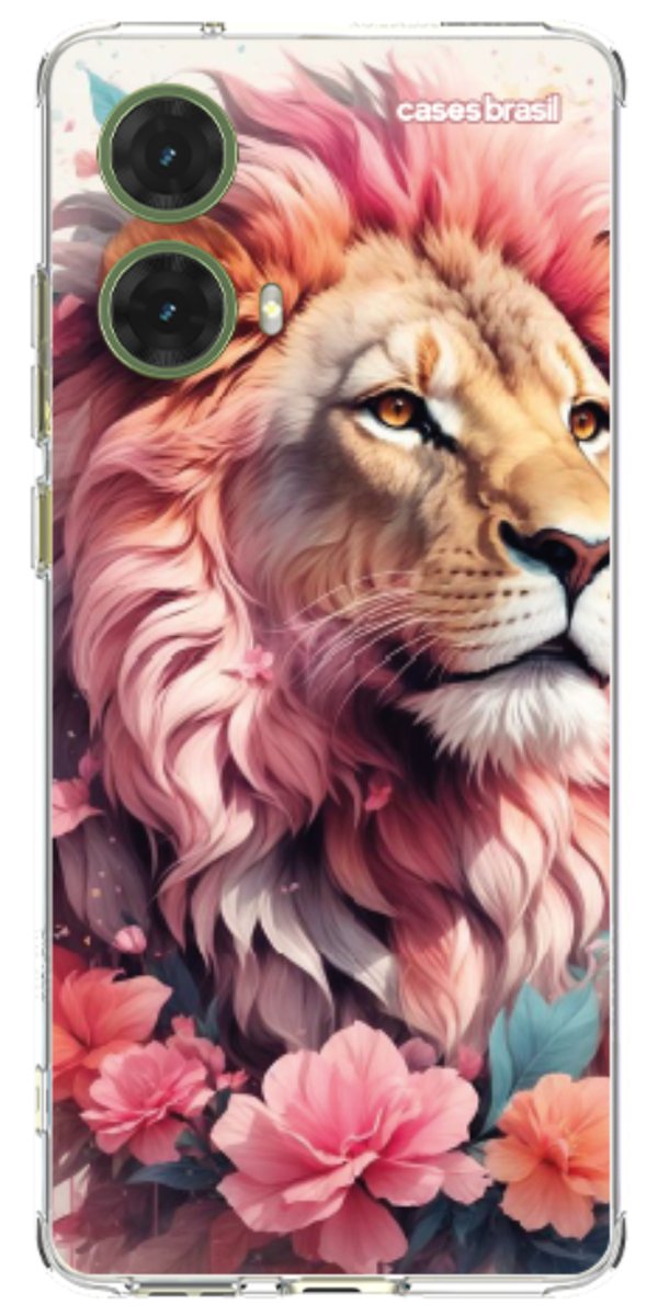 Capinha para Celular Leão Floral