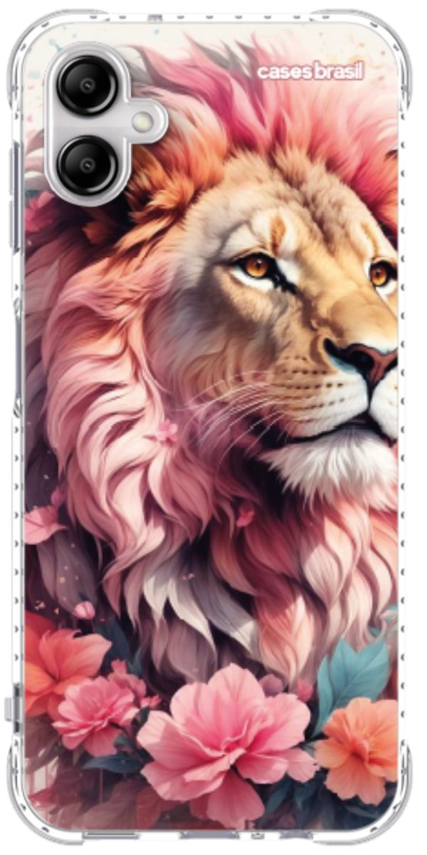 Capinha para Celular Leão Floral