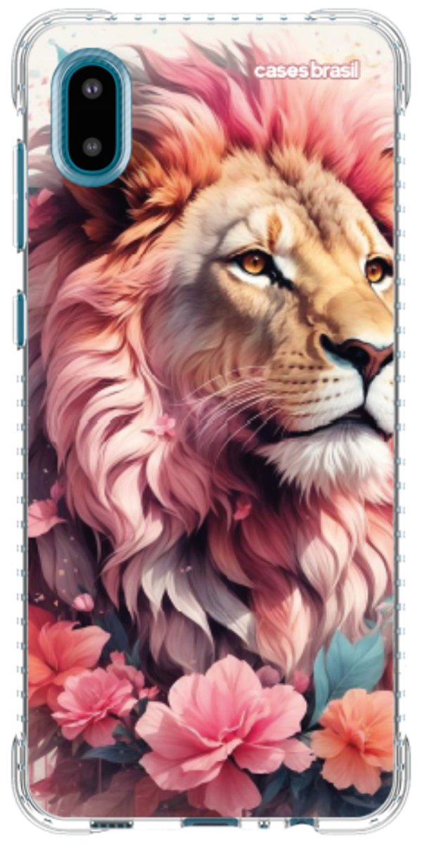 Capinha para Celular Leão Floral