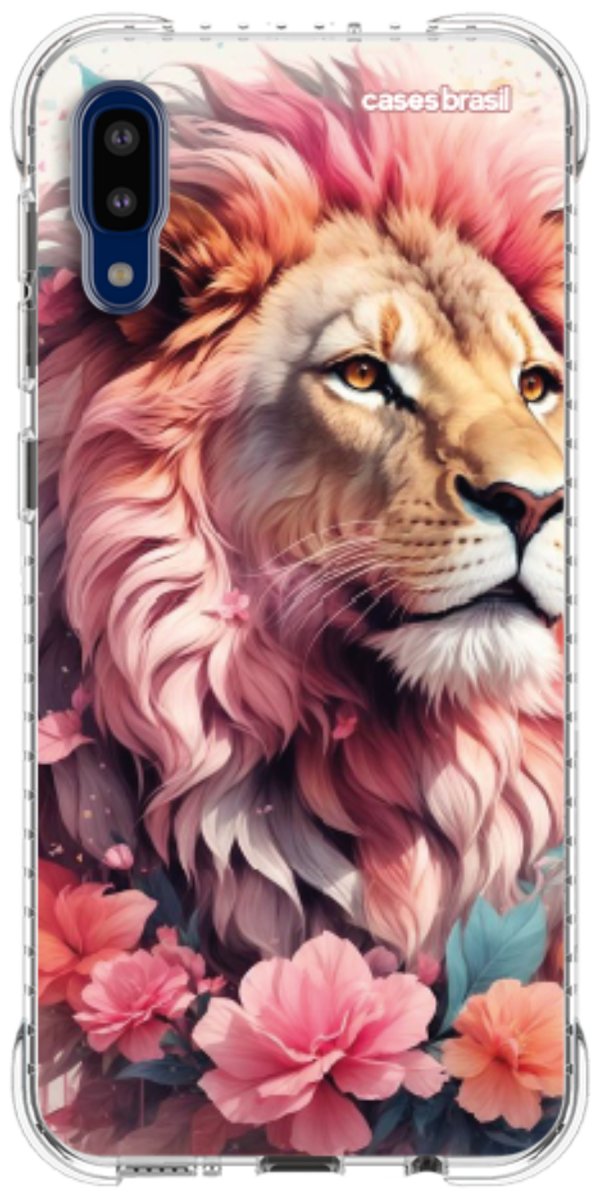 Capinha para Celular Leão Floral