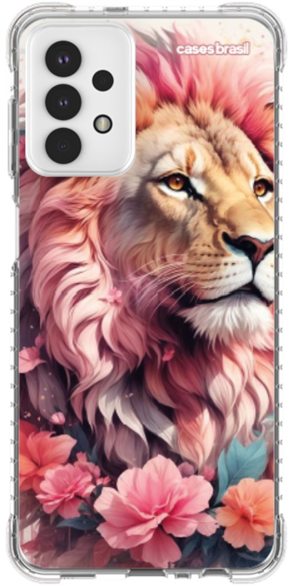 Capinha para Celular Leão Floral