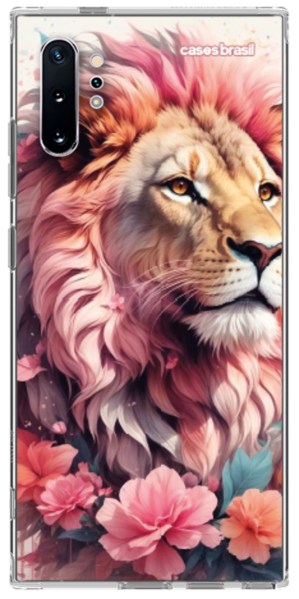 Capinha para Celular Leão Floral