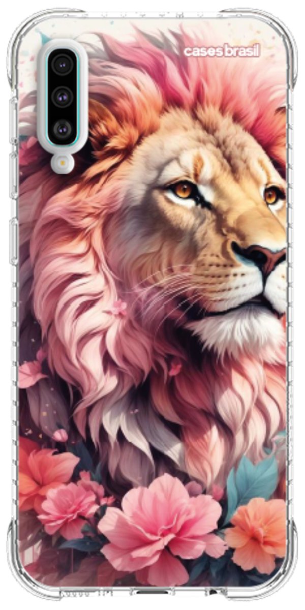 Capinha para Celular Leão Floral