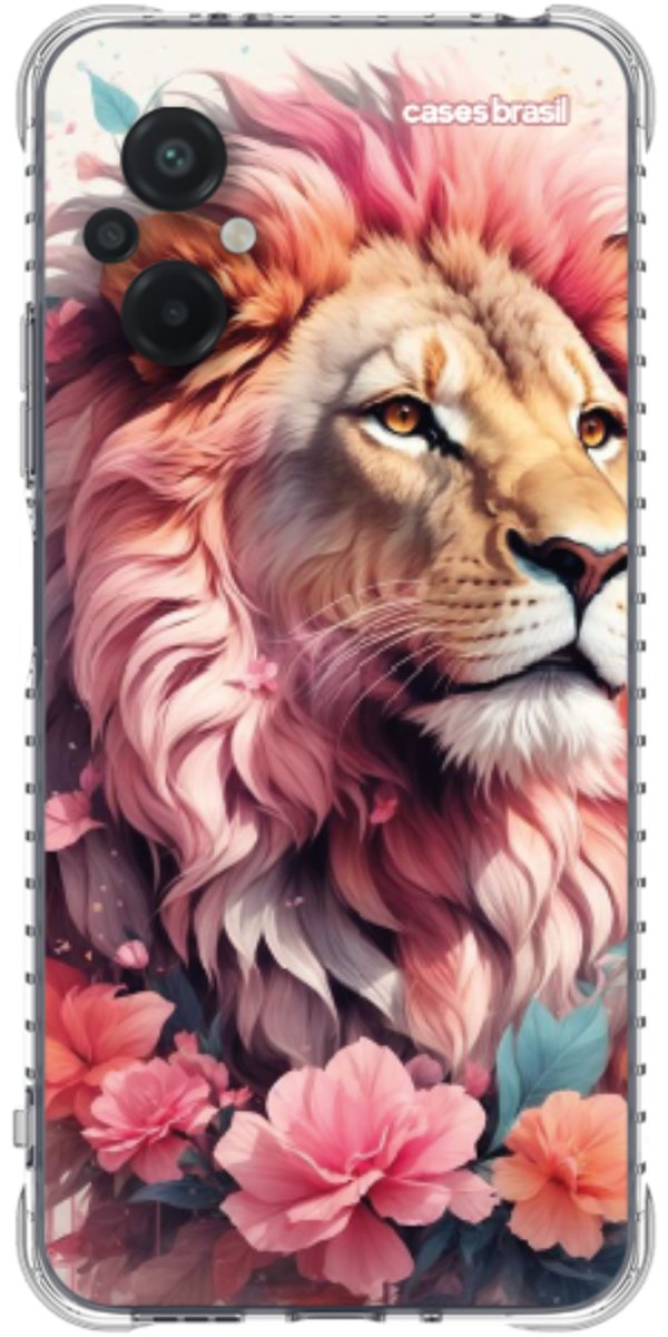 Capinha para Celular Leão Floral