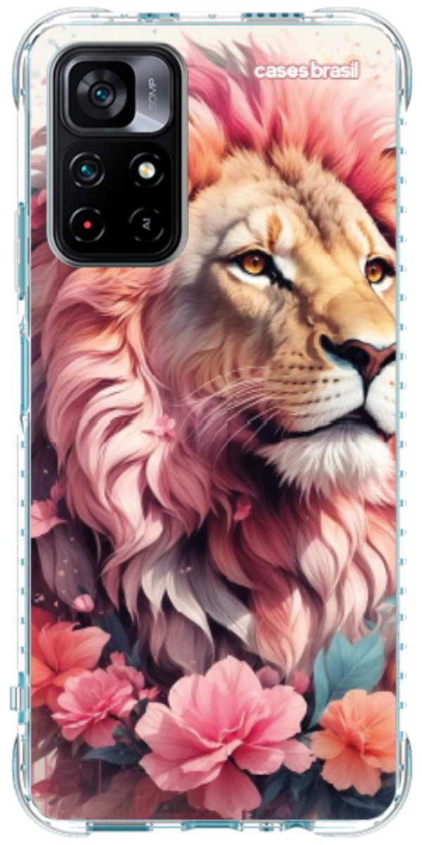 Capinha para Celular Leão Floral