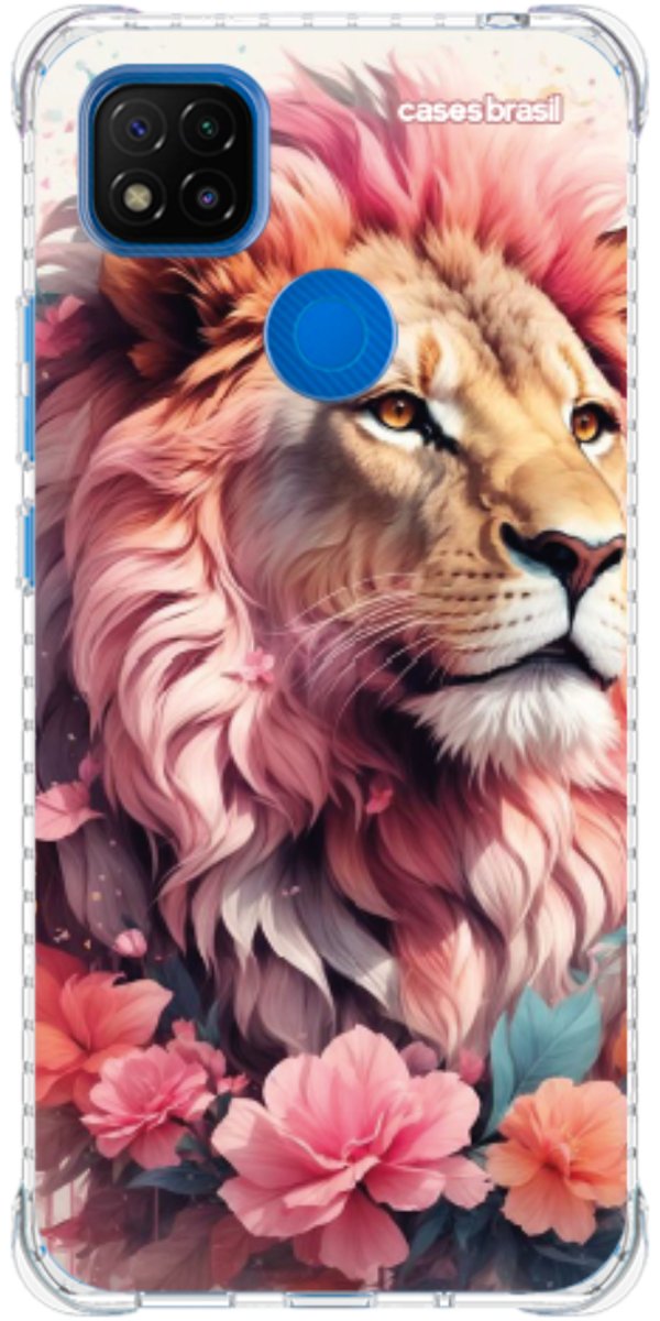 Capinha para Celular Leão Floral
