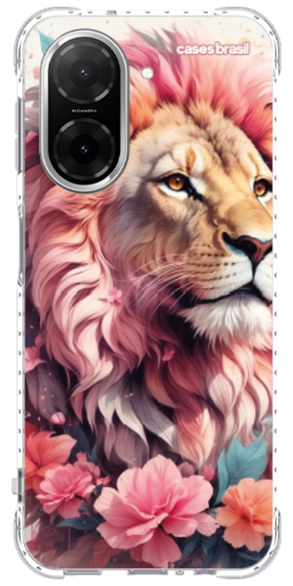 Capinha para Celular Leão Floral