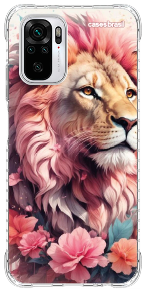 Capinha para Celular Leão Floral