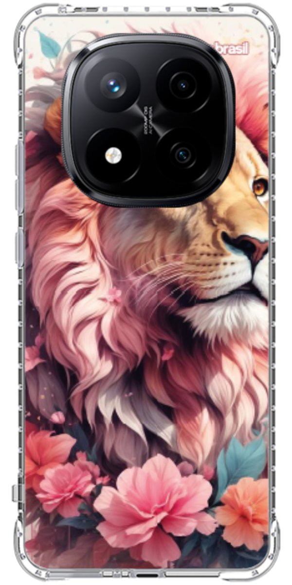 Capinha para Celular Leão Floral