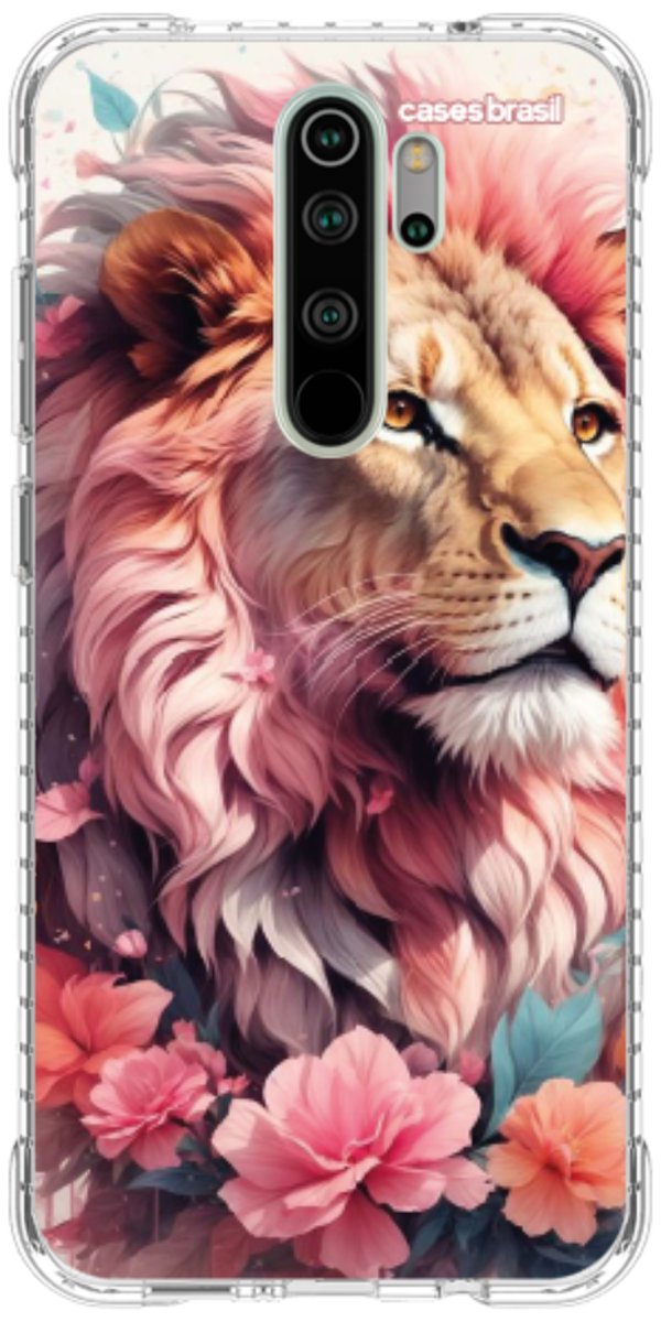Capinha para Celular Leão Floral