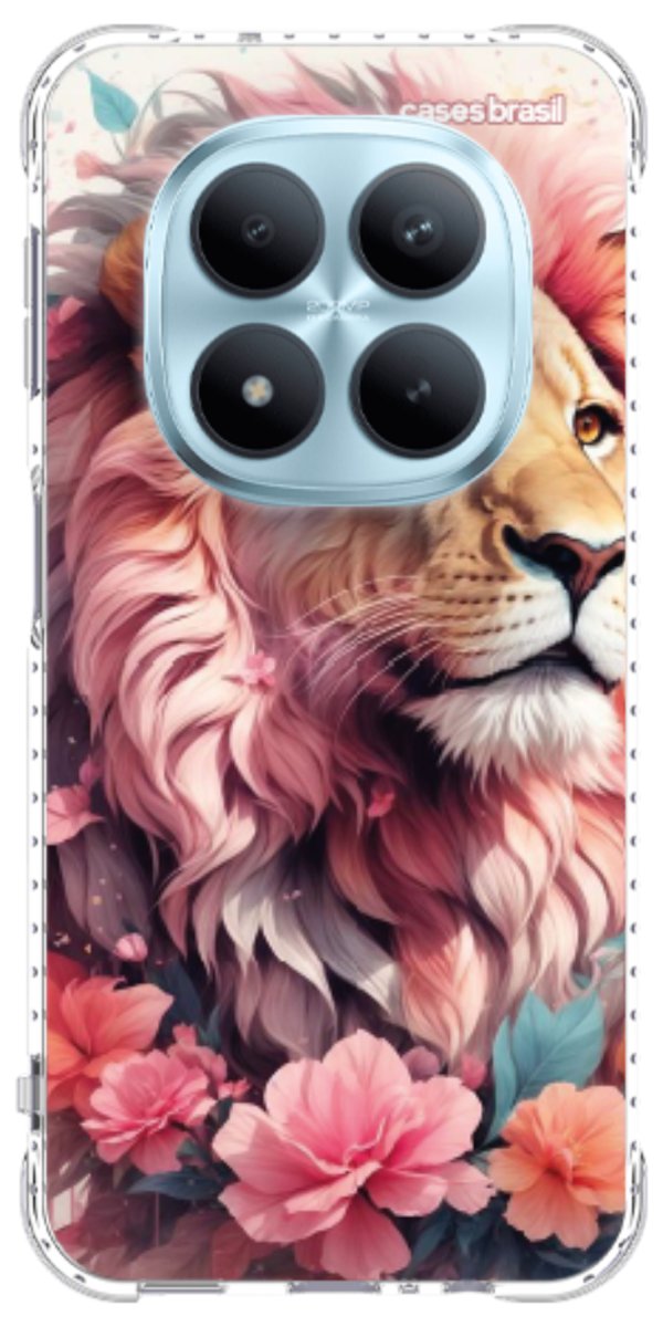 Capinha para Celular Leão Floral