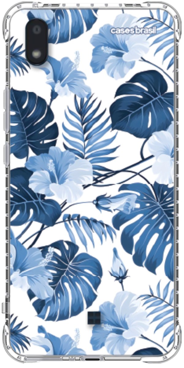 Capinha para Celular Jardim Azul Tropical