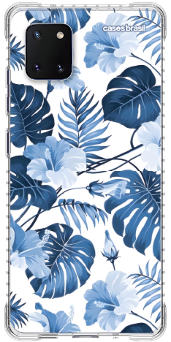 Capinha para Celular Jardim Azul Tropical
